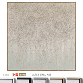 Large Beige Accent Textural Wall Art C-463