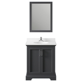 Туалетный столик OVE Emma 30 Dark Charcoal Vanity