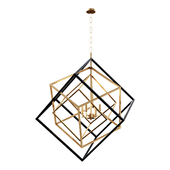 Люстра    PRISMATIC CUBED CHANDELIER - 4 LIGHT SKU CH18034 BZ      светильник