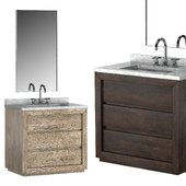 RECLAIMED OAK SINGLE VANITY