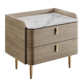 Light luxury bedside table