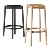 Karimoku New Standard Castor Barstool