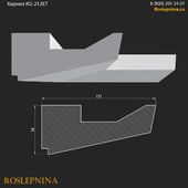 Cornice KG-212ET from RosLepnina