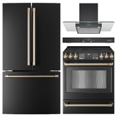 GE Cafe 3 Piece Kitchen Appliances Package 02