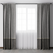 Curtains with metal curtain rod 08