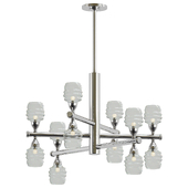 Chrome 27 Inch LED Chandelier