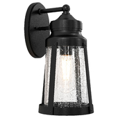 Westvale  High Sand Black and Seedy Glass Outdoor Wall Light