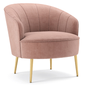 Matilda Velvet Shell Chair