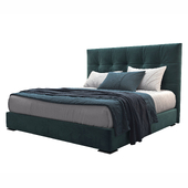 Bed Max capitonne high