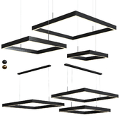 Modern Minimalist Strip Led Chandelier Set