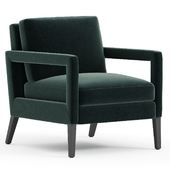 Olson Chair Emerald Worn Velvet