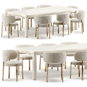 Dining set Rome by TURRI