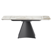 Granada extendable table with ceramic coating