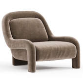 Ellis Chair, Mohair Pewter