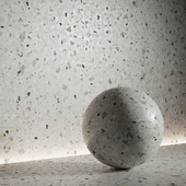 Terrazzo material, light, pbr, seamless.