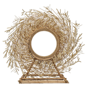 Beach Rattan Instagram Throne chair for photo