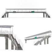 Lowpoly Pedestrian Bridge