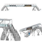 Lowpoly Pedestrian Bridge