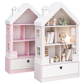 Shelving dollhouse The Midi