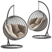 Hanging chair Cocoon De Luxe, black