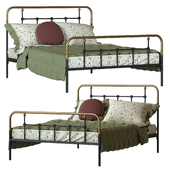 Metal bed Asper La redoute