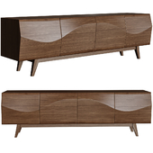 Тумба под ТВ Modern TV Stand, Solid Wood Media Console Тумбочка