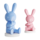 Cartoon rabbit decorations