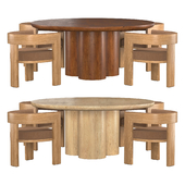 OSLO CYLINDER ROUND TABLE and ELGIN CHAIR