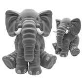 Elephant Plush Soft Cushion