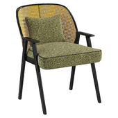 KAN ARMCHAIR DESIGN FRED RIEFFEL by collinet-sieges