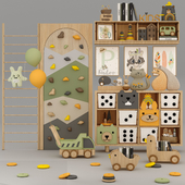 toys and furniture set