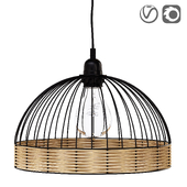 Подвесной светильник Wired Metal Rattan Suwa
