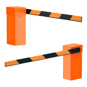 Orange automatic barrier