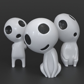 Декоративные скульптуры Kodama