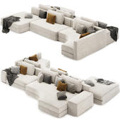 Daniels sofa set by Minotti Italia