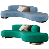 Serpentine Sofa And Freeform Curve Vladimir Sofa