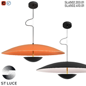 SL6502.203.01 Pendant lamp ST-Luce Golden, Black LED OM