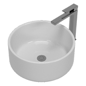 WellWant 40 bowl washbasin WWRC1413W White