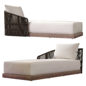 Havana arm chaise RH