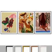 Art Frames 160- wall art  3 Women Art Print