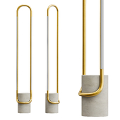 Beau Brass LED Floor Lamp