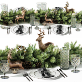 Christmas table setting 2