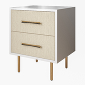 Margot Raffia Nightstand
