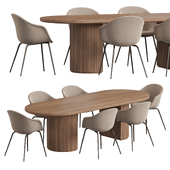 Gubi Moon Dining set