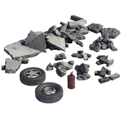 Construction debris set 2