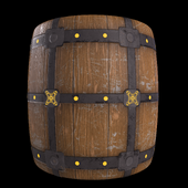 Wood Materials 20- Barrel Wood panel, Sbsar, Seamless, Pbr, 4k