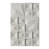 Lava Ash Tile Dimensional Wall Art