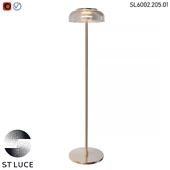 SL6002.205.01 Floor lamp ST-Luce Gold/Amber LED OM