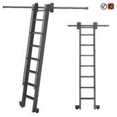 Steel Rolling Library Ladder