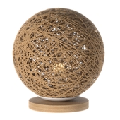 Cozy rattan lamp